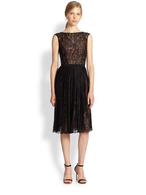 michael kors dress gold|Michael Kors black pleated dress.